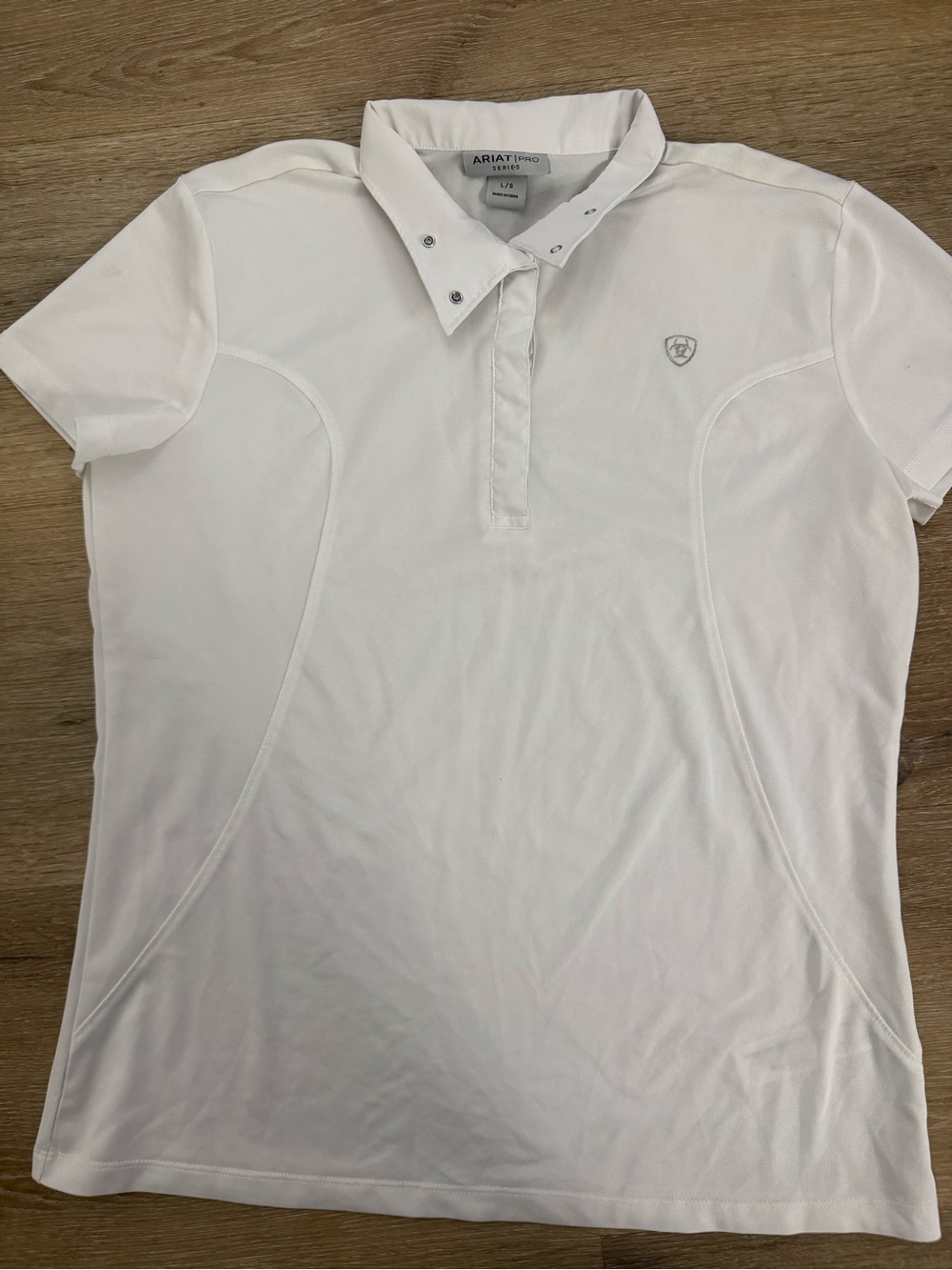 Ariat Women's White Short-Sleeve Polo Shirt